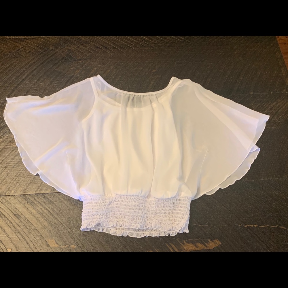 ⭐️✨3 for $15✨⭐️ Like New⭐️Girls Wing Sleeve Dress Top
